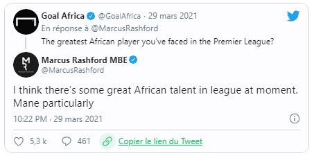cest le plus grand joueur africain marcus rashford tranche entre sadio mane et mo salah photo