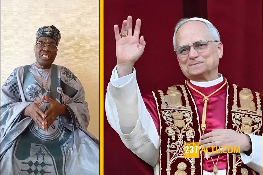 Issa Tchiroma et le Pape Léon 14
